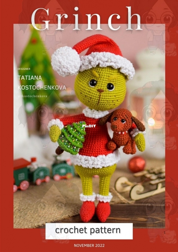 Crochet Friends Lab - TatyanaTatiana Kostochenkova - Grinch 24 cm - Spanish