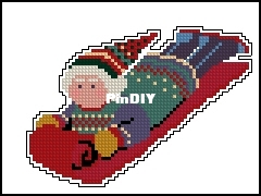 Heirloom Santas Sledding Santa Bucilla.jpg