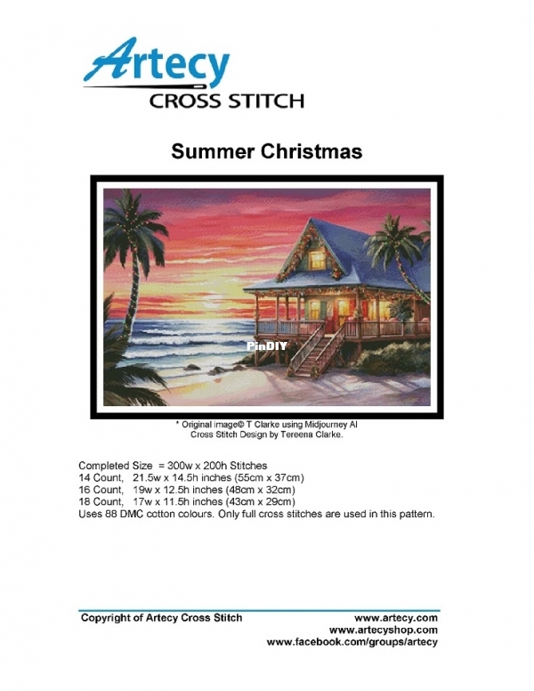 Artecy Cross Stitch - Summer Christmas.jpg