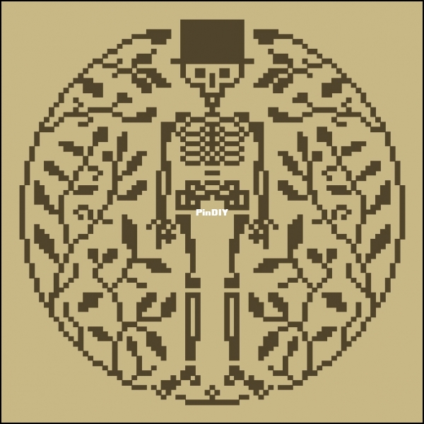 Modern Folk Embroidery - Mr Bones in the Garden.jpg