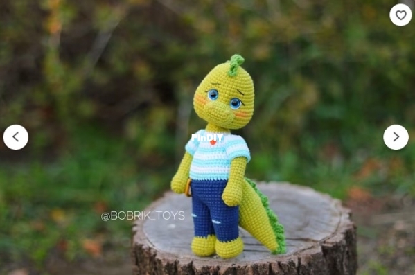 Bobrik toys - Natalia Bober -dragon