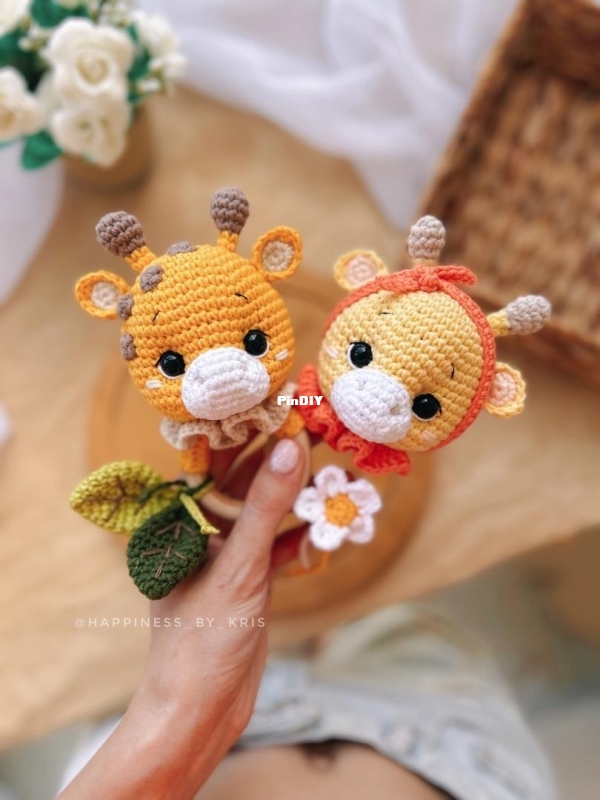 Happiness by Kris - Kristina Lysova - Погремушка Жирафик итог - Rattle Giraffe - Russian