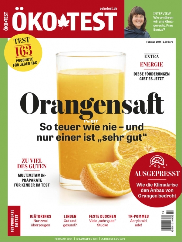 ÖKOTEST Februar 2024 - German