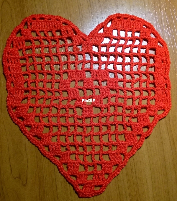 heart doily
