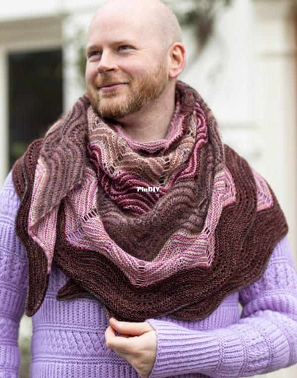 Striation Valley Shawl