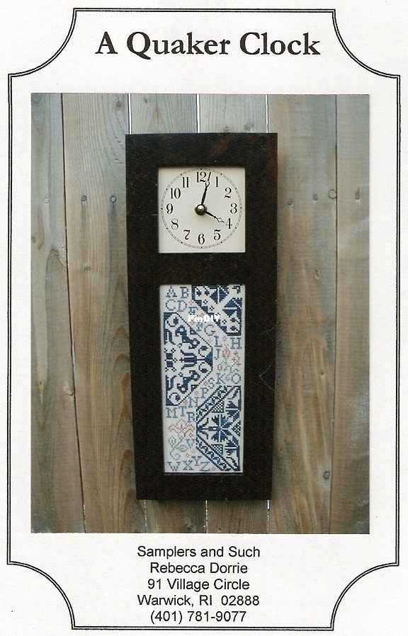 Samplers and Such - A Quaker Clock.jpg