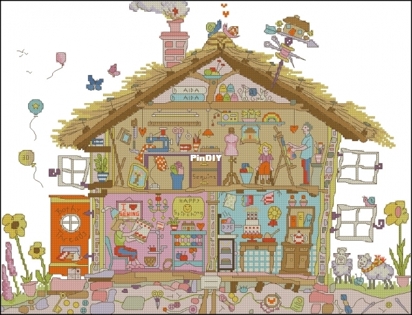 Bothy Threads XCT43 - Cut Thru Craft Home