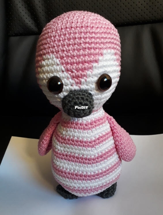 Pink penguin