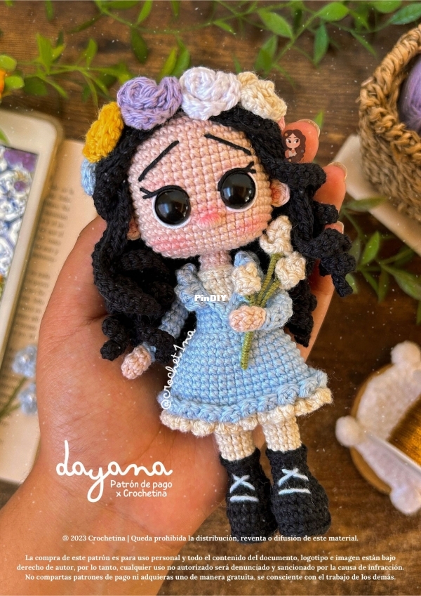 Crochetina - Paulina Cáceres - Dayana - Spanish