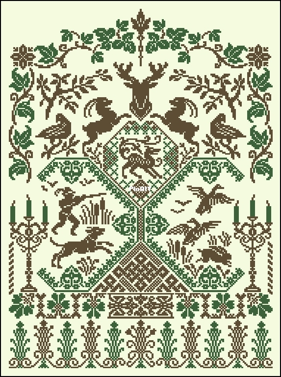 OwlForest Embroidery Hunter&#039;s Memories.jpg