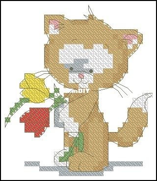 Kiri the Cat - Flowers - CSCS 72 XSD.jpg