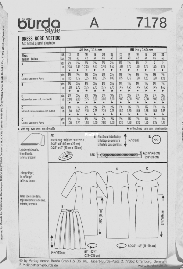 Burda 7178 back