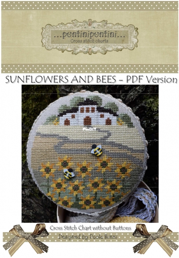 Puntini Puntini Sunflowers and Bees.jpg