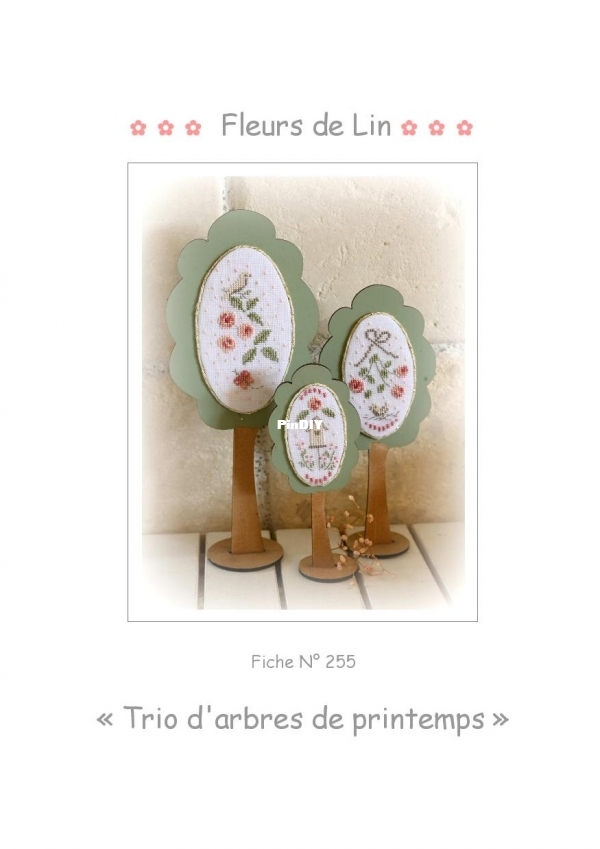 Fleurs de lin - N°255 - Trio arbres de printemps by Roselyne Pittet.jpg