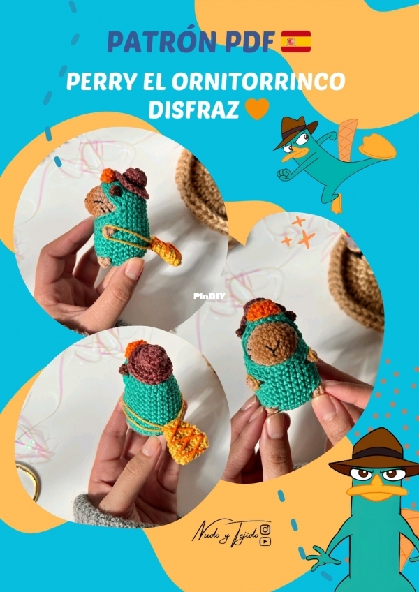 disfraz perry ornitorrinco capibara