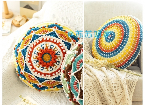 Dunhuang Scroll Lotus Pillow Cover2.jpg