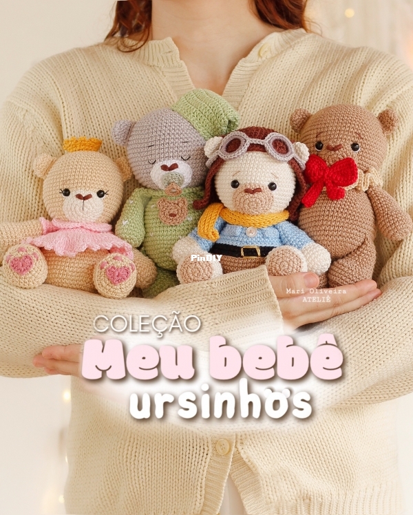 Mari Oliveira Atelie - Mari Oliveira - Coleção  Meu Bebe Ursinho - Portuguese
