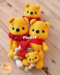 De Ensueños Crochet - María Celeste Bitiol - Kit de Winnie Pooh - Spanish