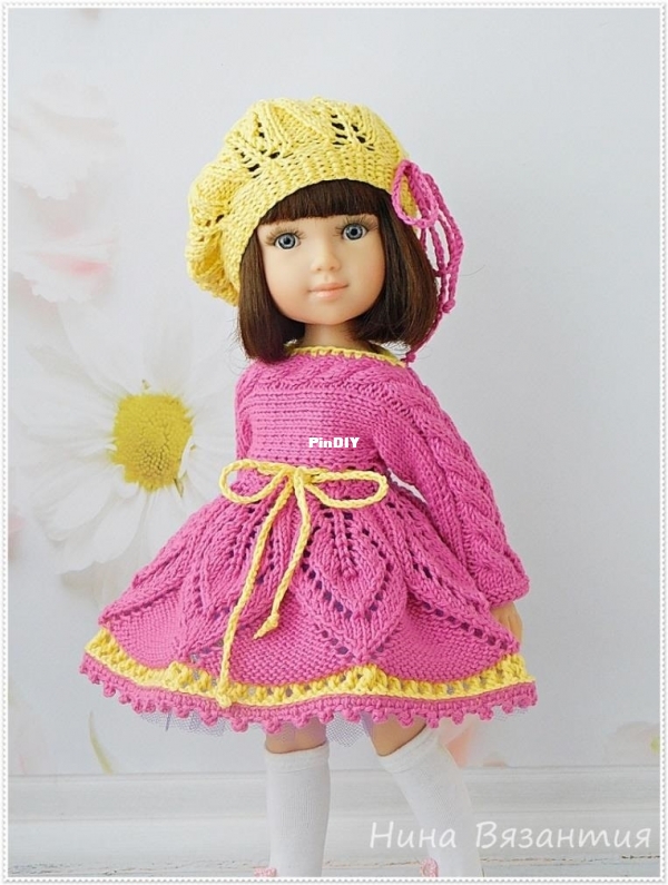 Knitting with nina - Nina Vyazantia - Doll clothes MK - Marshmallow tenderness -.jpg