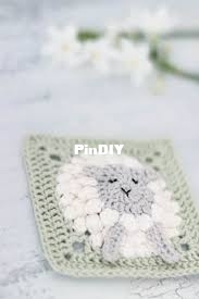 Thoresby Cottage - Little lamb granny square - free