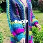 oxy Yarn Delight - Granny Hexagon Cardigan 