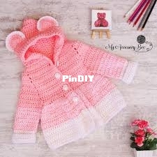 My accessory box - Easy Crochet Girl Cardigan Pattern - free