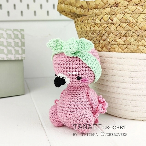 Tanati crochet - Tatiana Kucherovska - Hatching bag &amp; flamingo1.jpg