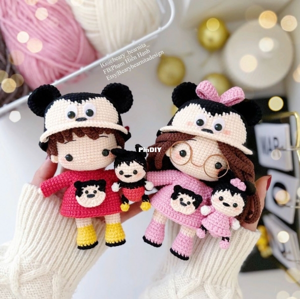 Beary Bearnita - Phạm Hiền Hạnh - Mickey &amp; Minnie Doll.jpg
