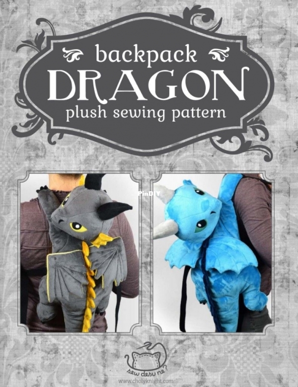 Backpack Dragon Plush pdf cover image