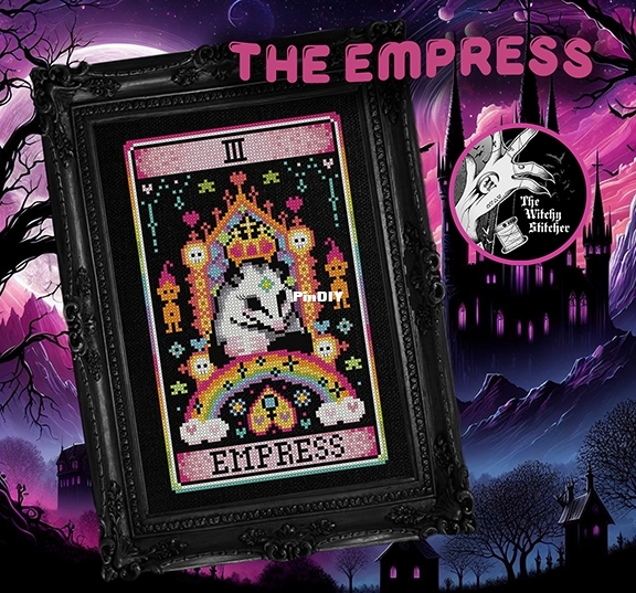 Empress - Nostalgic Tarot - cross stitch pattern - The Witchy Stitcher-3.jpg