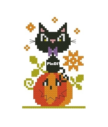 Durene Jones--Cat on a Pumpkin.jpg