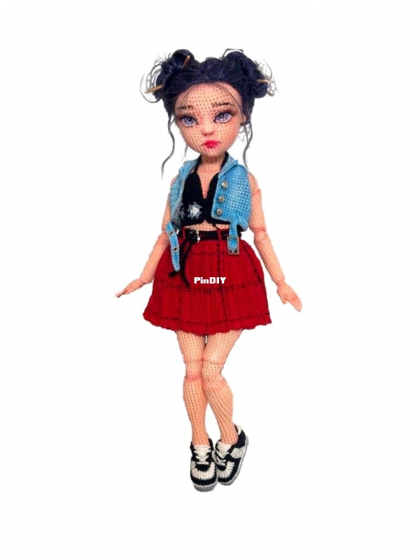Tiny Lovely Dolls - Julia Myazina or Myzina - Violet clothes - English