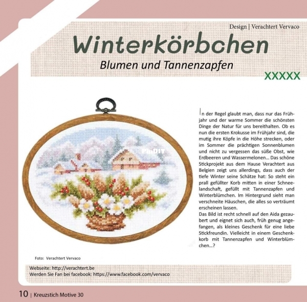 Kreuzstich Motive 30 - Vervaco - Winter basket.jpg