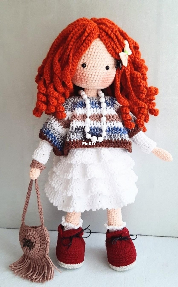 NanaTonay - Nana Tonay - Monika Doll and Outfit 35cm - English