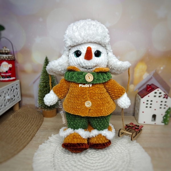 Annatih toys - Anna Nesterenko - Анна Нестеренко - Сніговик - Snowman - Russian