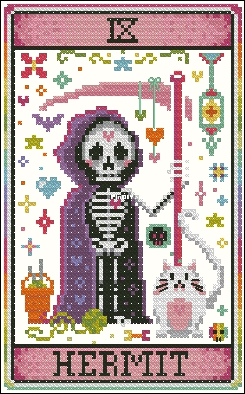 IX-Hermit-NostalgicTarot-TheWitchyStitcher.jpg