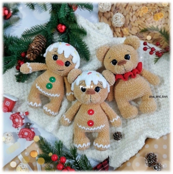 Olya And Toys - Olga Shkarlatyuk - Gingerbread Bear_01.jpg