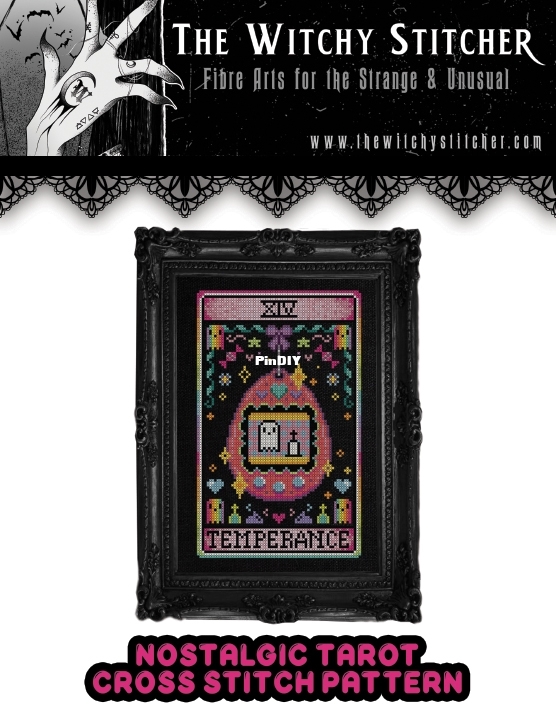 Temperance - Nostalgic Tarot - cross stitch pattern - The Witchy Stitcher-1.jpg