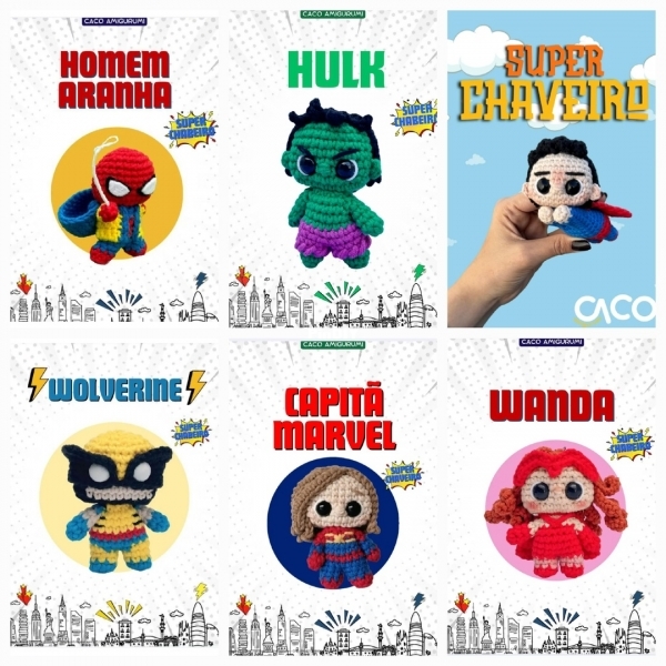 Caco Amigurumi-Super Chaveiros-Set 1.jpg