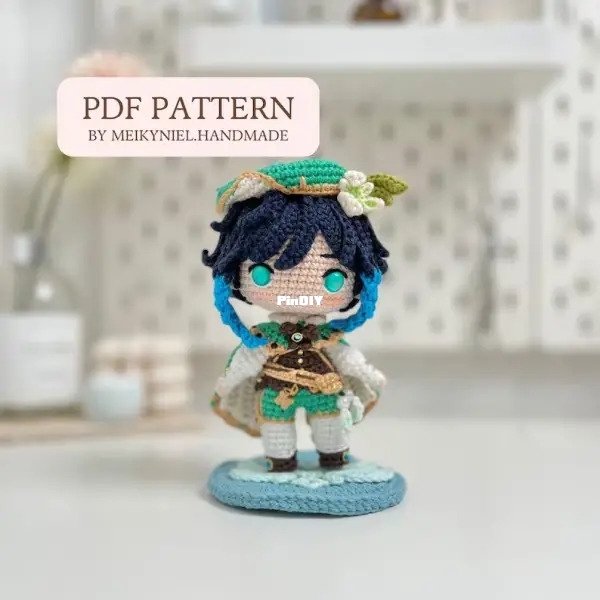 Meikyniel Handmade - Meikyniel - Chibi Venti - GENSHIN IMPACT.jpeg