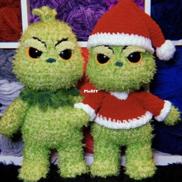 Cuddly Grinch - done by donielle