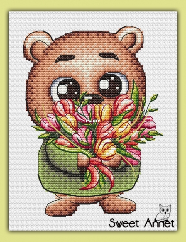 Teddy bear with tulips.jpg