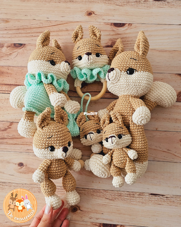 De Ensueños Crochet - María Celeste Bitiol - Kit de Alvin - 6 guías de tejido - Spanish