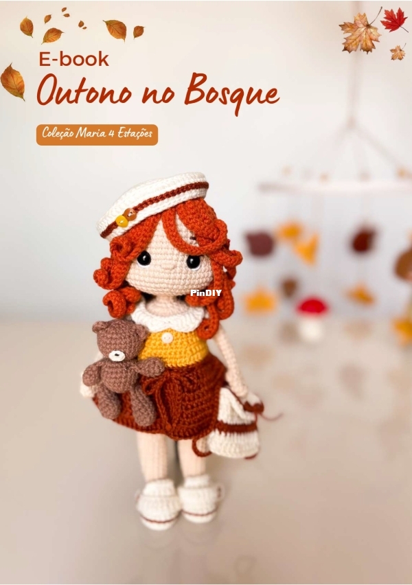 Encantos Crochê - Thaís Alves - Coleção Maria 4 Estações - Ebook Outono no Bosque- Maria 4 Sea ...