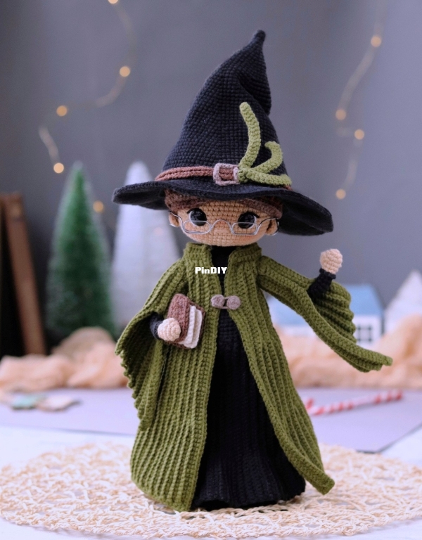 Polly Toys Crochet - Dasha Lobacheva - Minerva Mcgonagall 27cm - Spanish