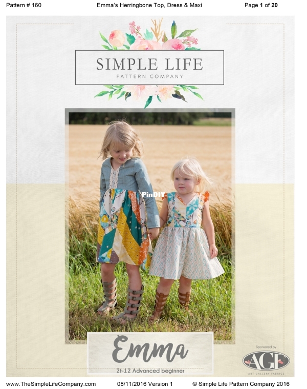 Simple Life Pattern Company- Emma's Heringbone Top and Dress.jpg