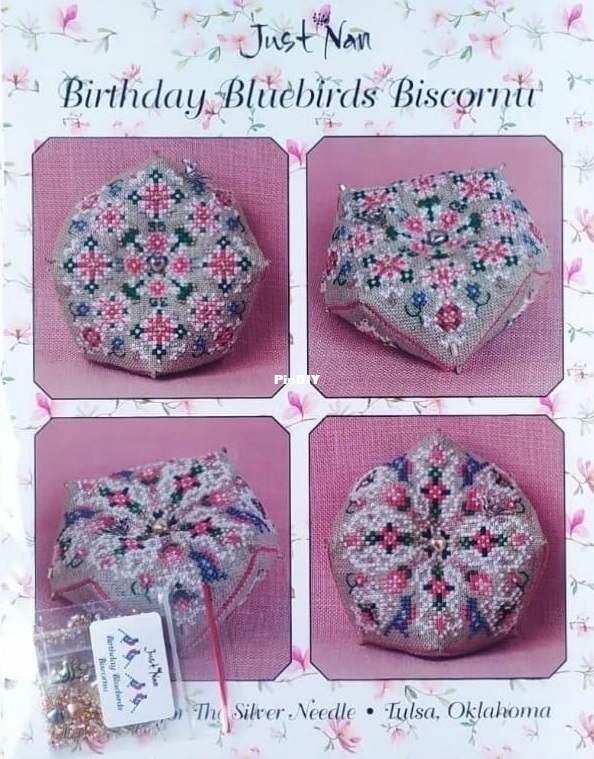 Just Nan JNEBBB Birthday Bluebirds Biscornu.jpg