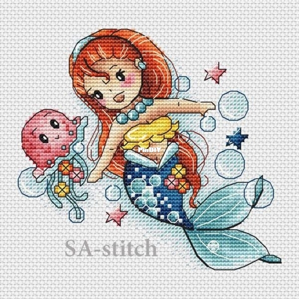 SA_Stitch Mermaid with jellyfish by Alexandra Zamorina orig.jpg