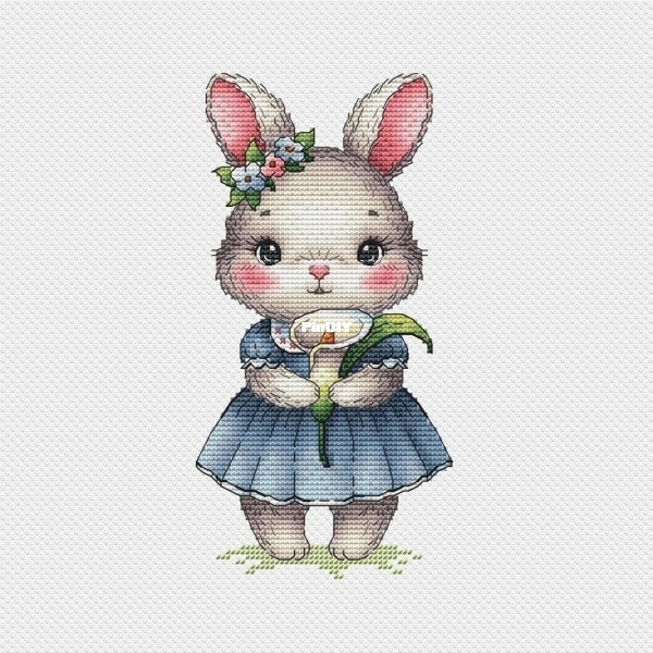 Rabbit with white calla lily.jpg