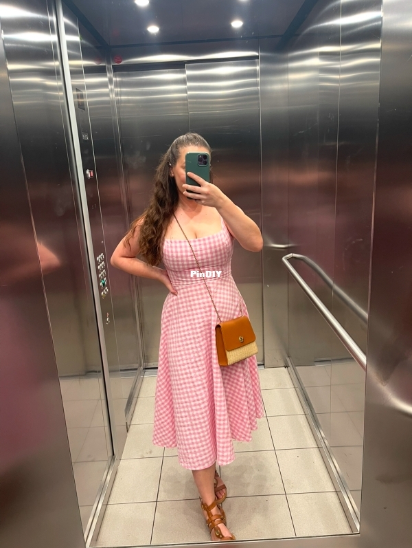 Self drafted top and circle skirt